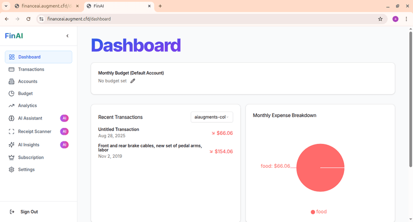 AI receipt scanning interface showing instant data extraction