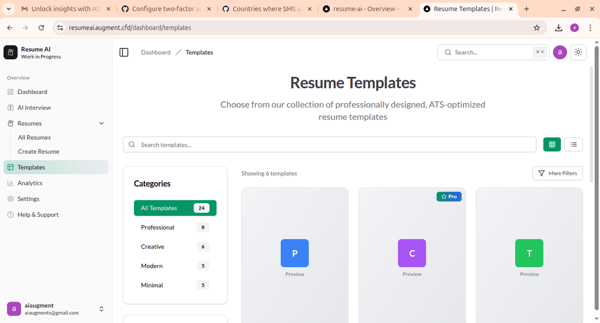 Professional Templates
